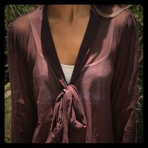 Cute plum pants and top